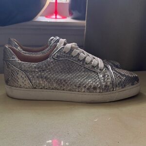 Christian Louboutin Silver Sneakers
